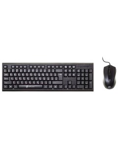 Комплект мыши и клавиатуры 621M IRU черный USB Oklick