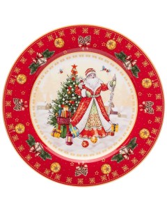 Тарелка Дед Мороз 21 см Lefard