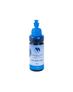 Чернила 100 мл голубой совместимые водные для Сanon Epson НР Lexmark NV INK100UC Nv print