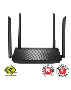 Wi Fi роутер RT AC59U 802 11a b g n ac 2 4 5 ГГц до 1 47 Гбит с LAN 4x1 Гбит с WAN 1x1 Гбит с внешни Asus