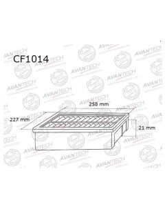 Салонный фильтр для CF1014 Avantech