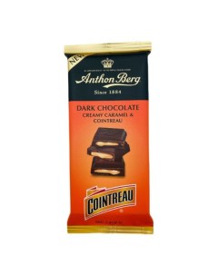 Шоколад темный мягкая карамель и ликер Cointreau 90 г Anthon berg
