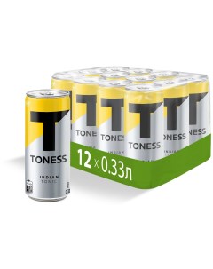 Напиток газированный Toness Indian Tonic 0 33 л х 12 шт Очаково