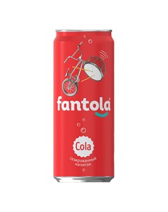 Газированный напиток Cola 0 33 л Fantola