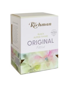 Чай черный Alpine Thyme в пирамидках 2 г х 20 шт Richman