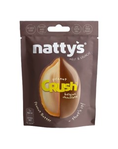 Драже Crush Choconut c арахисом в арахисовой пасте и молочном шоколаде 35 г Nattys