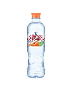 Вода питьевая негазированная со вкусом персика 500 мл Святой источник