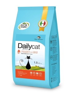 Сухой корм для кошек casual индейка 2шт по 1 5кг Dailycat