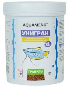 Корм для рыб AquaMenu Унигран XL 600 мл Аква меню