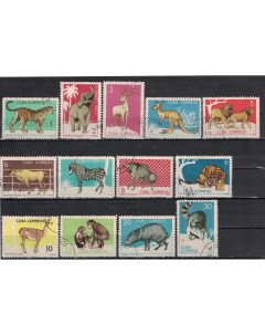 Почтовые марки Куба Гавана зоопарк животных Фауна Почтовые марки мира