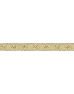 Лента декоративная жаккардовая 22 мм 10 м отделочная золотая TRJ 03 Gamma