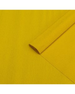 Бумага упаковочная гофрированная желтая 90 гр 0 5х1 5 м 9626725 Кнр