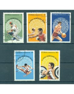 Почтовые марки Куба 7 я Панамериканская игра Мексика Спорт Бейсбол Бокс Баскетбол Почтовые марки мира