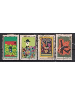 Почтовые марки Куба 10 лет кубинской киноиндустрии Кино Почтовые марки мира