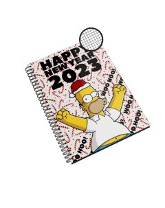 Блокнот The Simpsons Симпсоны 2023 NP NY2 A5 2 A5 48л в клетку Каждому своё