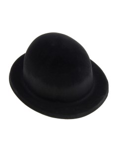 Карнавальная шляпа из пластика р р 56 58 цвет черный Страна карнавалия