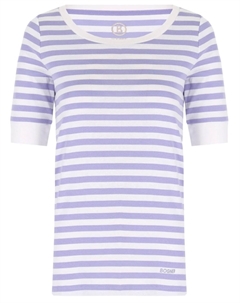 Футболка хлопковая в полоску Bogner