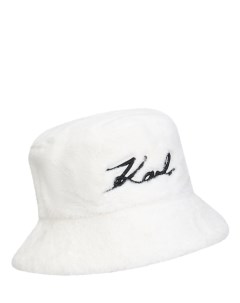 Панама меховая K Signature Karl lagerfeld