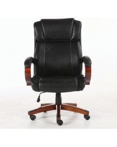 Кресло офисное Magnum EX 701 дерево рециклированная кожа черное 531827 Brabix