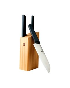 Набор стальных ножей HuoHou 4 Piece Kitchen Knife Set Lite RUS 3 ножа подставка 46905 Xiaomi