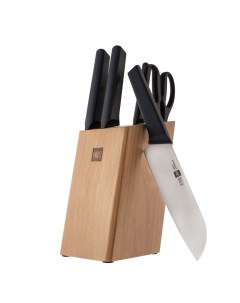 Набор стальных ножей HuoHou 6 Pieces Kitchen Knife Set Lite сталь 3Cr13 47626 Xiaomi