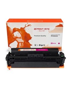 Картридж PR W2033X лазерный TFHBKVMPU1J W2033X пурпурный 6000стр для HP Color LaserJet M454dn Pro 47 Print-rite