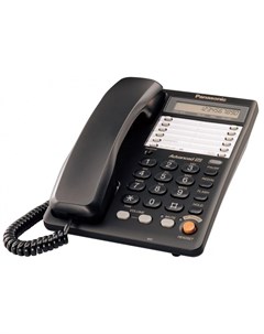 Телефон проводной KX TS2365RUB чёрный Panasonic
