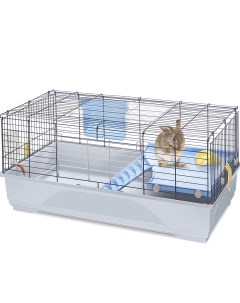 Клетка для кроликов и морских свинок Ronny 100 100х54 5х45 см морозно голубая синяя Imac