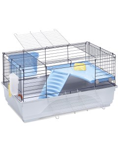 Клетка для кроликов и морских свинок Ronny 80 80х48 5х42 см морозно голубая Imac
