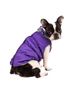 Куртка на молнии для собак Французский бульдог 5 4XL фиолетовый унисекс Rurri