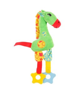 Игрушка плюшевая для собак Жираф 38x19 5x5 см зеленая Zolux