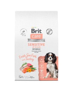 Care Sensitive Сухой корм для собак с морской рыбой и индейкой 12 кг Brit*