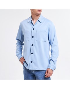 Голубая трикотажная рубашка Rmrk