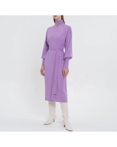 Фиолетовое вязаное платье Akhmadullina dreams