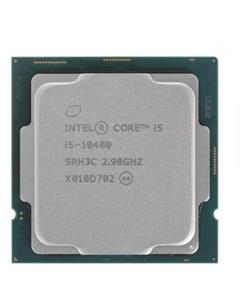 Процессор Intel Core i5-10400, 2.9ГГц, (Turbo 4.3ГГц), 6-ядерный, L3 12МБ, LGA1200, OEM
