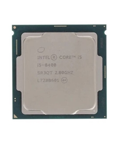 Процессор Intel Core i5-8400, 2.8ГГц, (Turbo 4ГГц), 6-ядерный, L3 9МБ, LGA1151v2, OEM