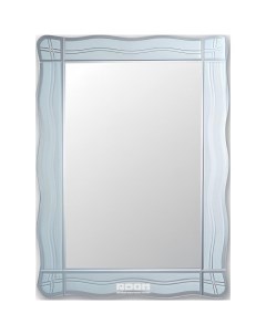 Зеркало 80х45 голубое матовое Frap
