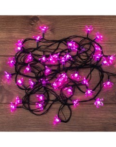 Гирлянда светодиодная Цветы Сакуры 50 LED РОЗОВЫЕ 7 метров с контроллером Sds-group