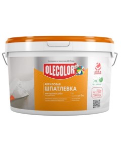 Шпатлевка готовая для наружных работ 3кг арт 4300000132 Olecolor