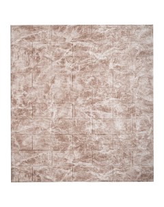 Панель декоративная самоклеящаяся Мрамор коричневый 770х700мм Grace