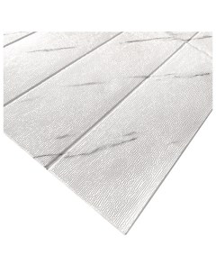 Панель декоративная самоклеящаяся Мрамор белый 700х700мм Grace