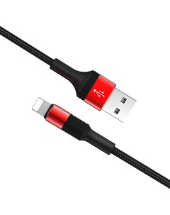 Кабель USB Lightning 8 pin 2 4A 1м красный Outstanding BX21 03170 Borofone