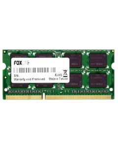 Память DDR3 SODIMM 4Gb 1600MHz CL11 1 5 В FL1600D3S11S1 4G Foxline