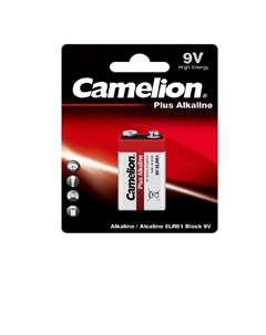 Батарейка Plus Alkaline (6LR61-BP1) крона 6LR61 9 В (1 шт.) Camelion