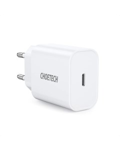 Сетевое зарядное устройство Q5004 type c 1xUSB Type C 3 А белый Choetech