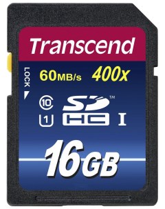 Карта памяти Premium SDHC TS16GSDU1 16GB Transcend