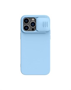 Чехол CamShield Silky Magnetic Silicone для iPhone 14 Pro 6902048257580 голубой Nillkin