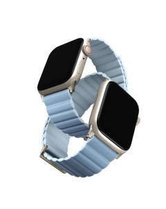 Ремешок Revix Premium Edition для Apple Watch 41 40 38 мм Arctic Soft Blue Uniq