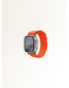 Защитное стекло для Apple Watch 49мм Impact Shield прозрачное с черной рамой Amazingthing