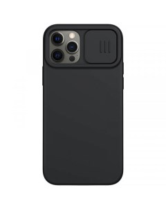 Накладка CamShield Silky Magnetic Silicone для iPhone 12 12 Pro Черный Nillkin